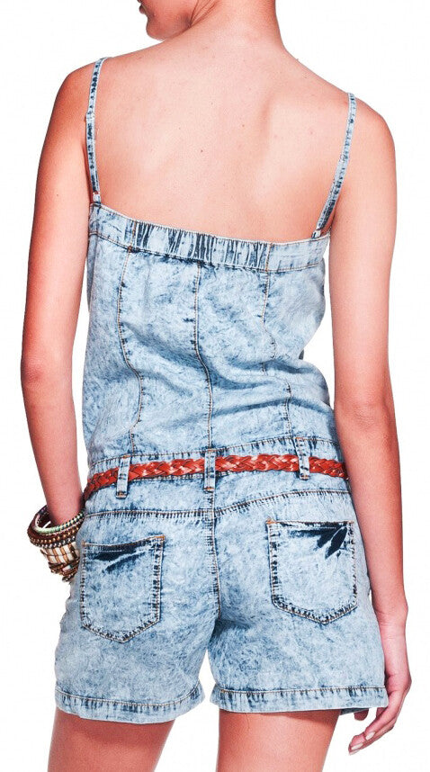 MYSTIC Kurzoverall Jeanslook Gr. 36-40