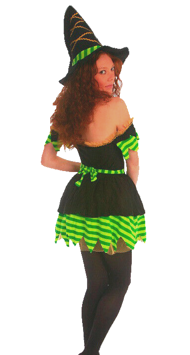 Faschingskostüm Karneval Hexe Candy Witch Halloween Gr.36