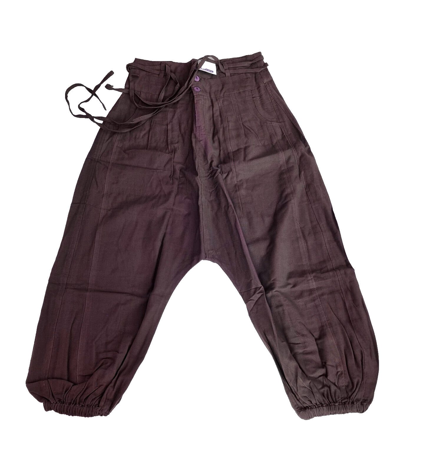 Haremshose Pumphose Aladinhose Pluderhose Yoga Goa Sarouel Baggy grün Gr.34/36