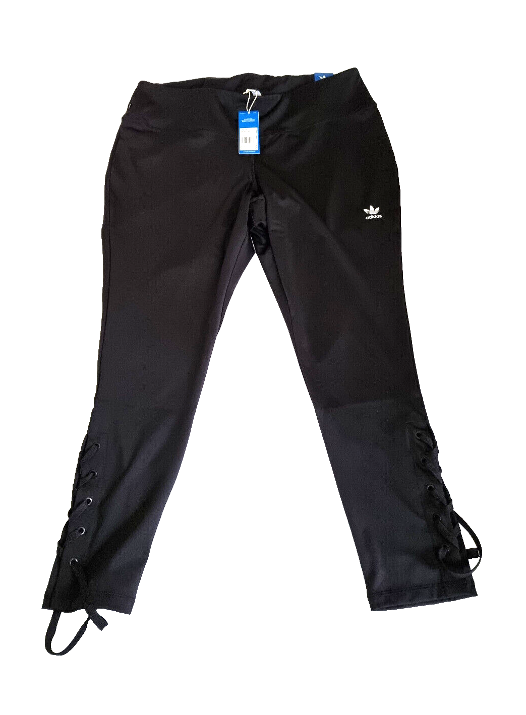 Adidas Leggings HK5103 Damen schwarz Schnürung Gr.4X