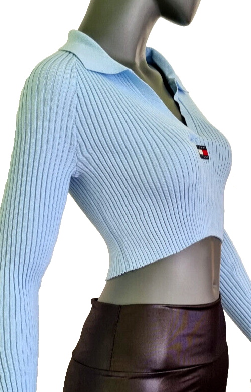 Tommy Jeans Strickpullover TJW BADGE RIB COLLAR SWEATER Gr.L/38/40