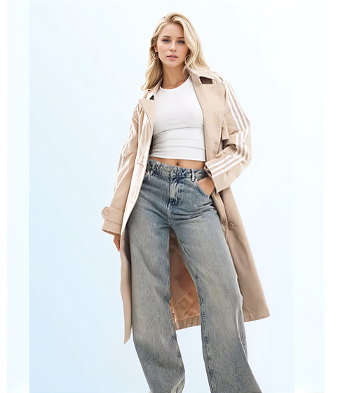 Adidas Originals Trenchcoat Outdoorjacke beige Gr.S 36-38