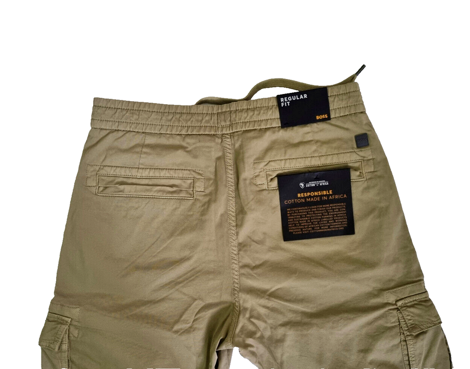 BOSS ORANGE Sisla Cargo Pants Baggy beige Gr.46