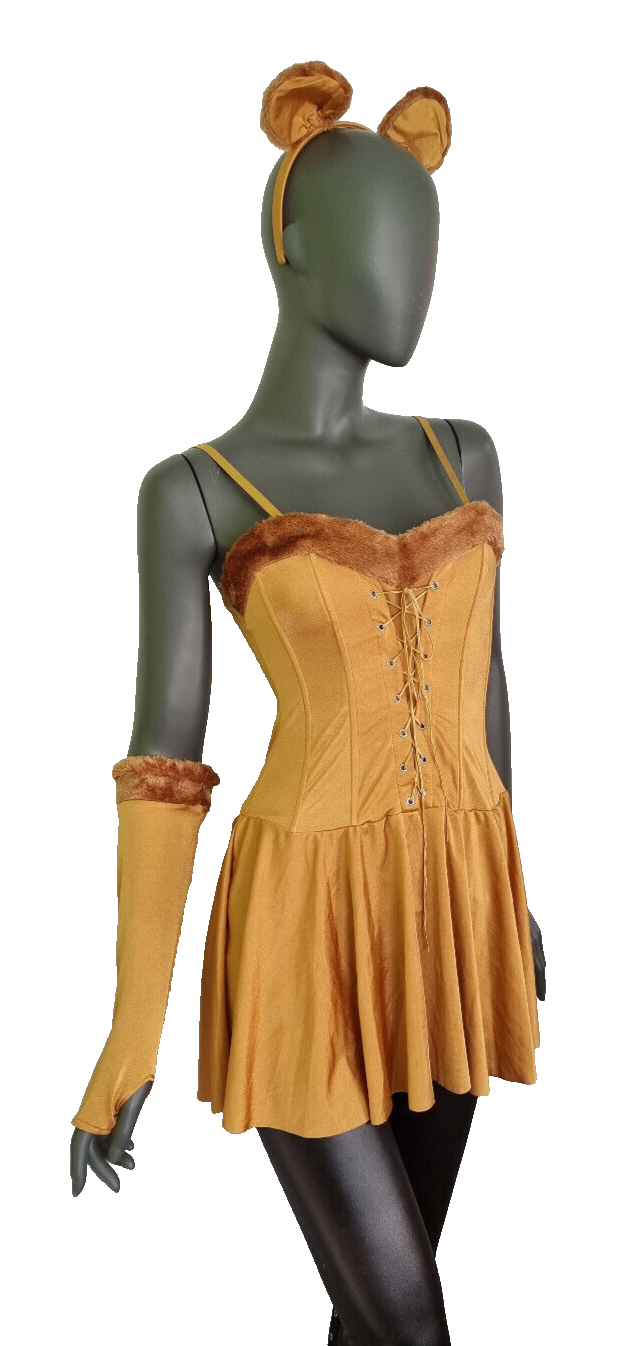 Faschingskostüm Karneval Löwe Corsage Gr.34-38