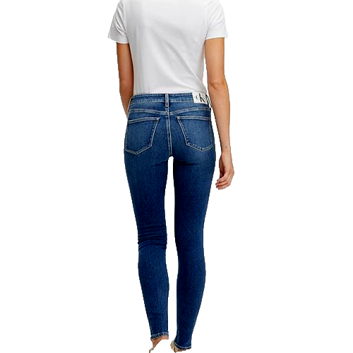 Calvin Klein Mid Rise Skinny Jeans dunkelblau Gr. W33 L30