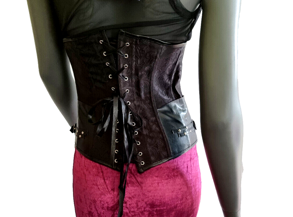 Miedergürtel Underbust Corset Mittelalter Gothic Larp Barock Gr.36/38