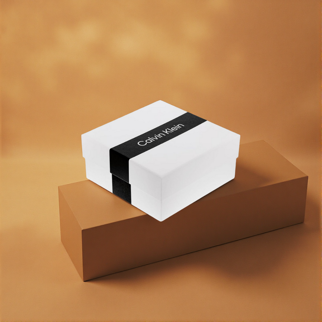 Calvin Klein Creolen 2 in 1 goldfarben Edelstahl