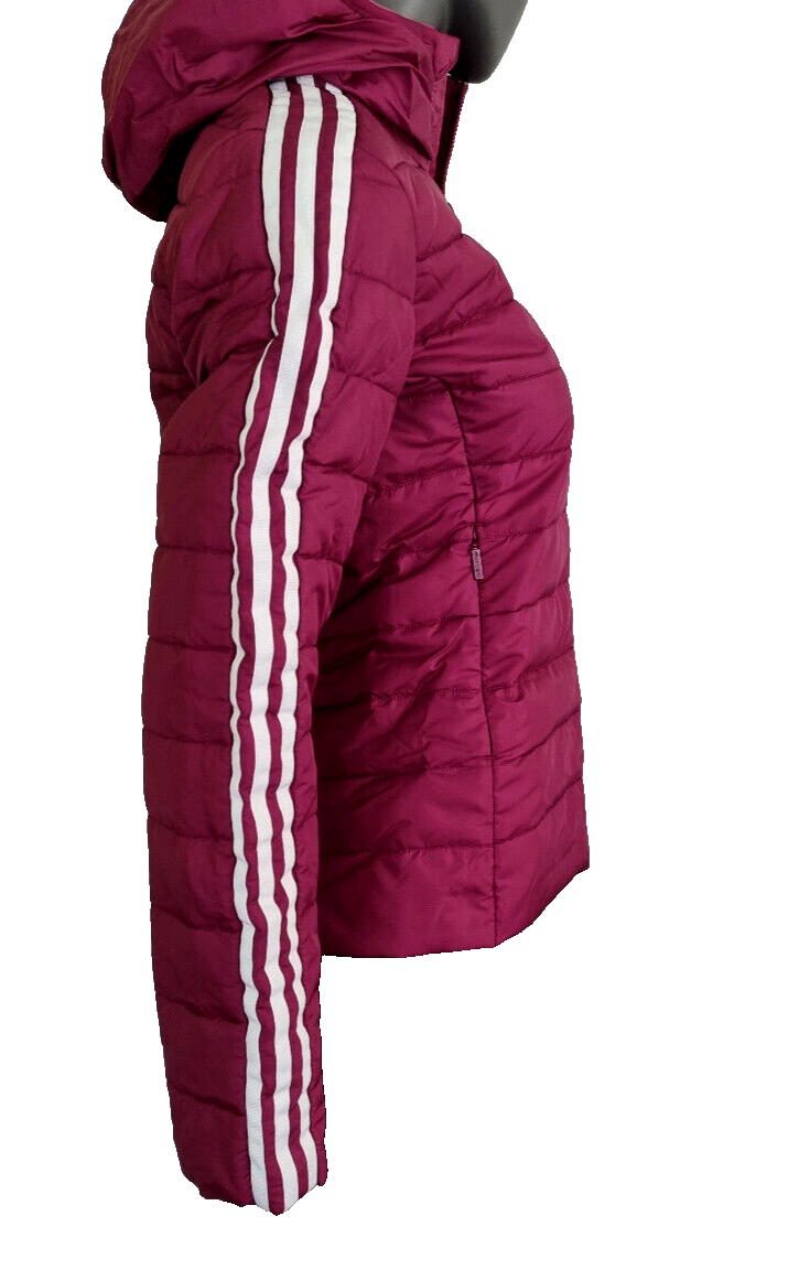 Adidas Übergangsjacke gefüttert slim Jacket Steppjacke beere HS 6769 Gr.36