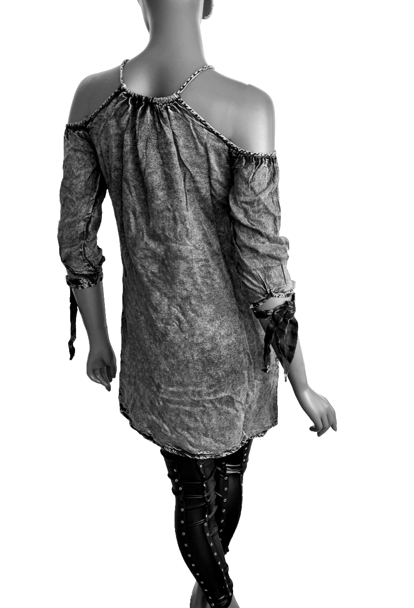 Superdry Minidress Eden Longshirt Jeanslook Gr. 36/38