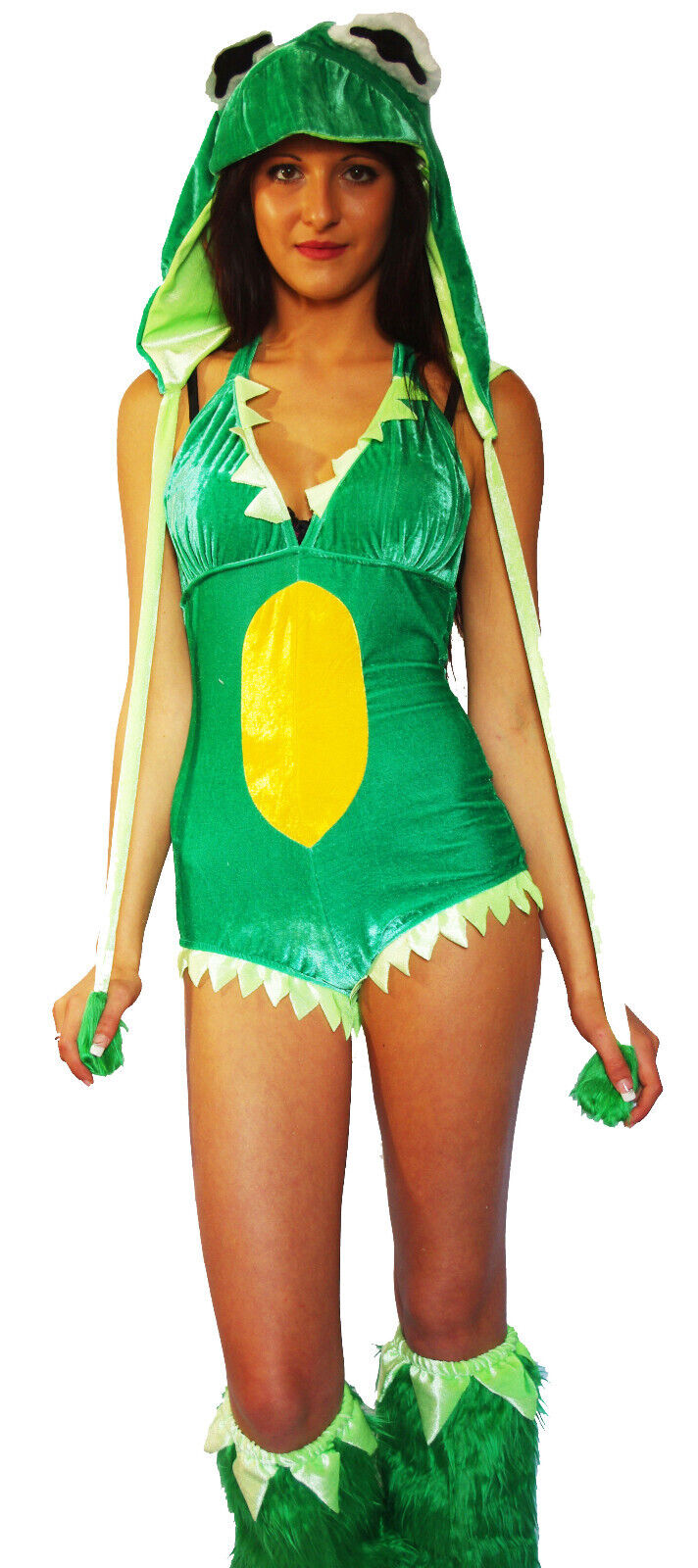 Faschingskostüm Karneval Frosch Plüsch Gr.34/36