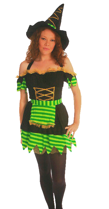 Faschingskostüm Karneval Hexe Candy Witch Halloween Gr.36