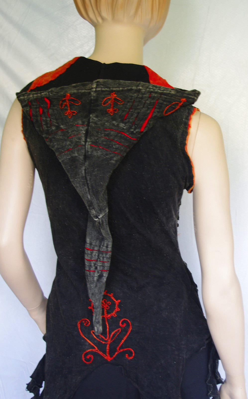 Gugel Razor Cut Top Jacke Nepal, Goa, Ethno Gr.34-42