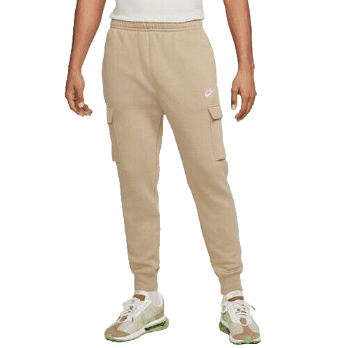Nike Jogginghose Sweatpant Club Fleece Cargo Pant beige Gr.S