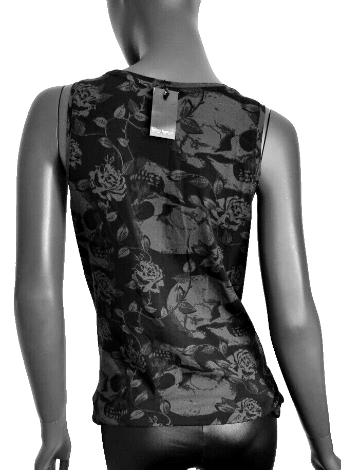 Bruno Banani Longtop Nieten Skull Rock Punk Gr.42