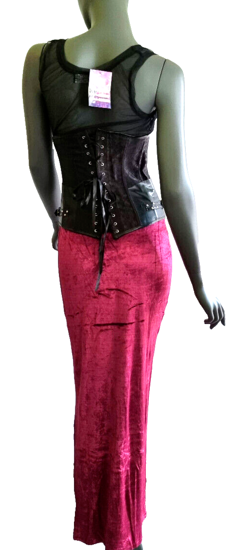 Miedergürtel Underbust Corset Mittelalter Gothic Larp Barock Gr.36/38