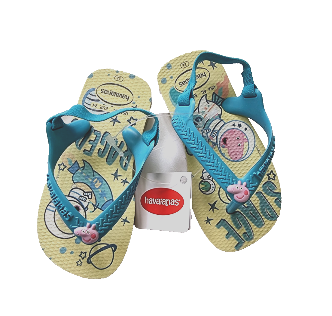 Havaianas Flip Flop Sandale Peppa Pig Weltraum Gr.22