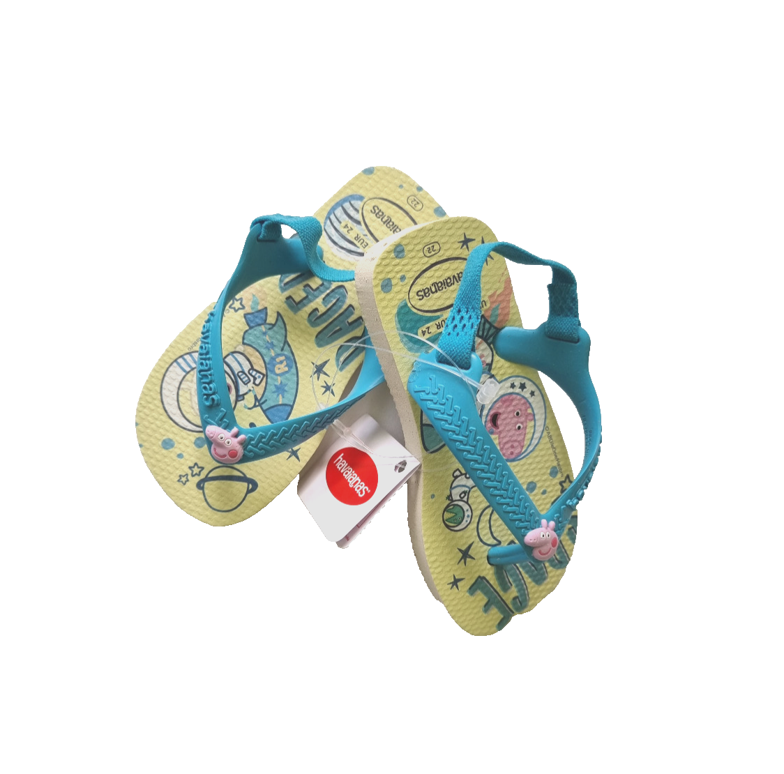 Havaianas Flip Flop Sandale Peppa Pig Weltraum Gr.22