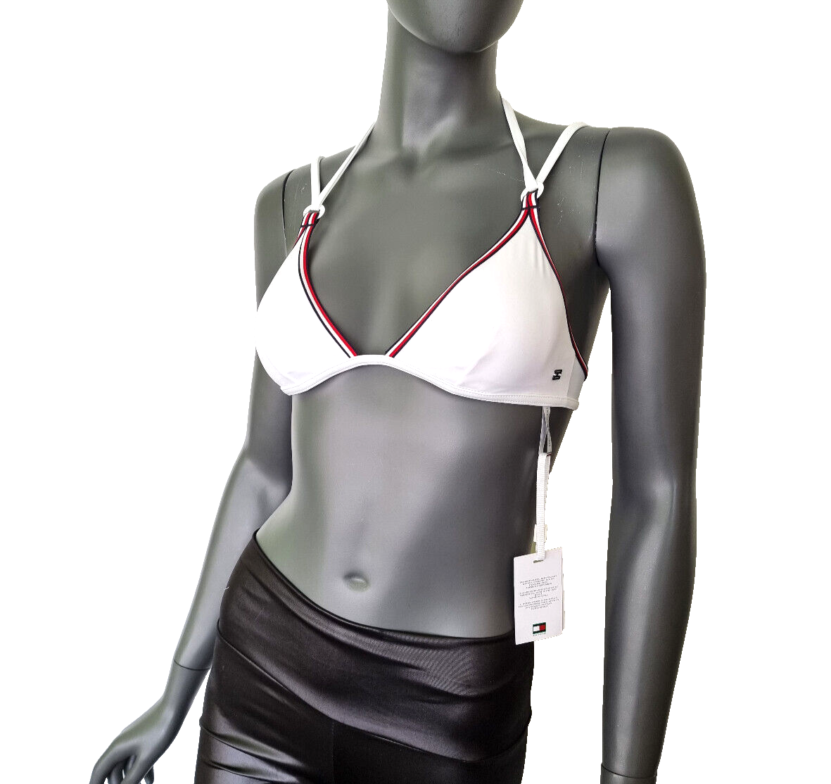 Tommy Hilfiger Bikini-Top Triangel global stripe Push UP Gr. S Cup A/B kl. C