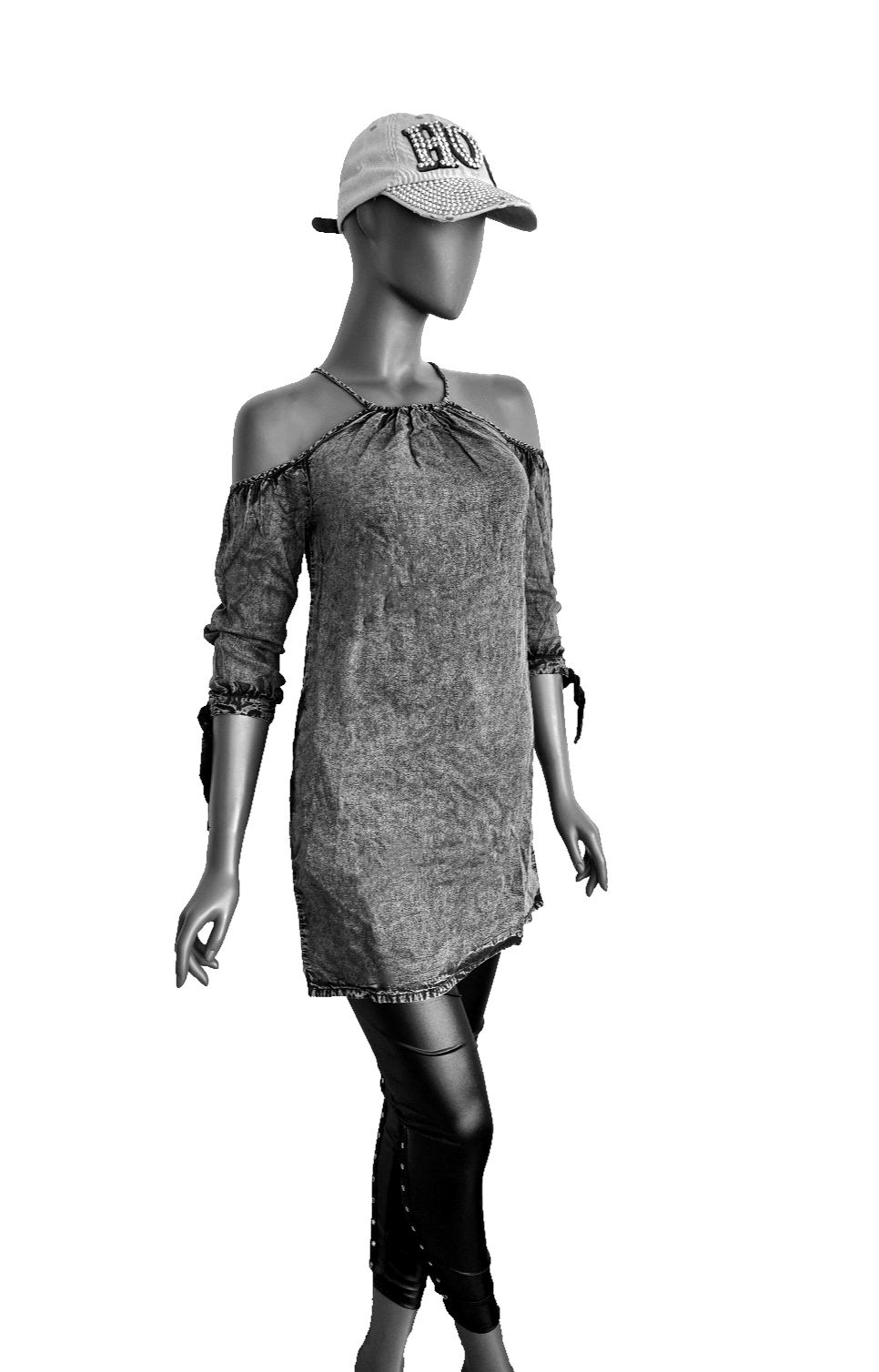 Superdry Minidress Eden Longshirt Jeanslook Gr. 34/36