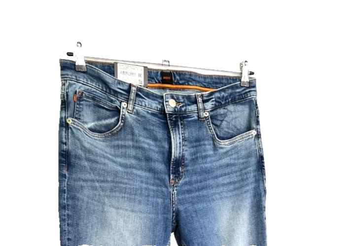 Boss Orange Jeans Jackie blau used mid Rise slim Gr. W30