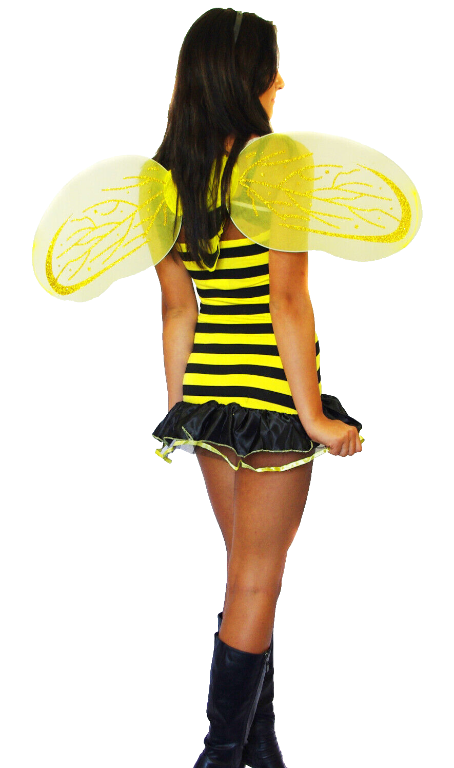 Faschingskostüm Karneval Biene Wespe Bienenkönigin Gr.36/38