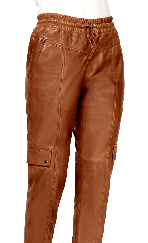 Cargo Lammnappa Lederhose cognac Gr.34-36