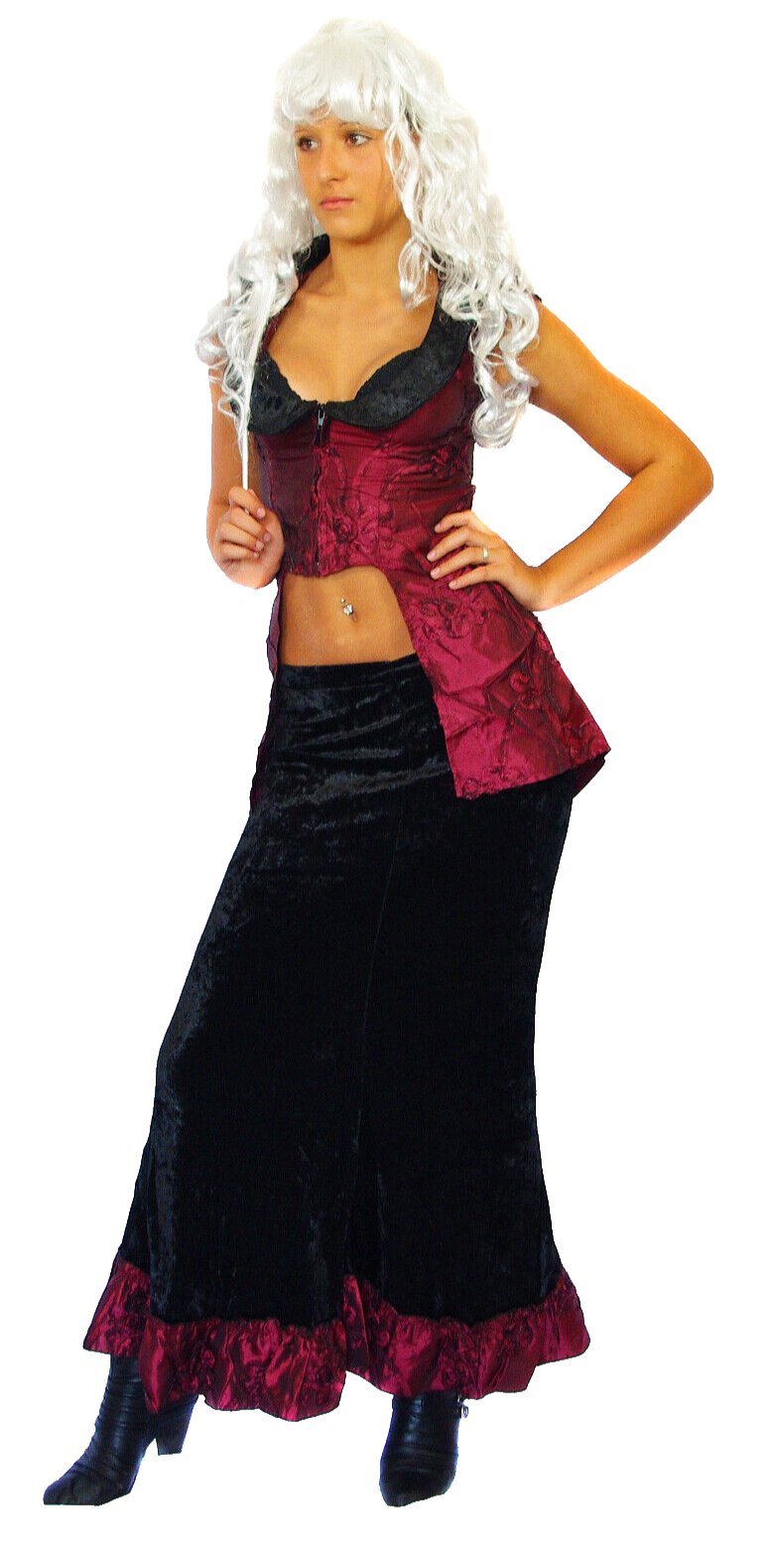 Faschingskostüm Karneval Gothic Vampir Dracula Gr.34/36