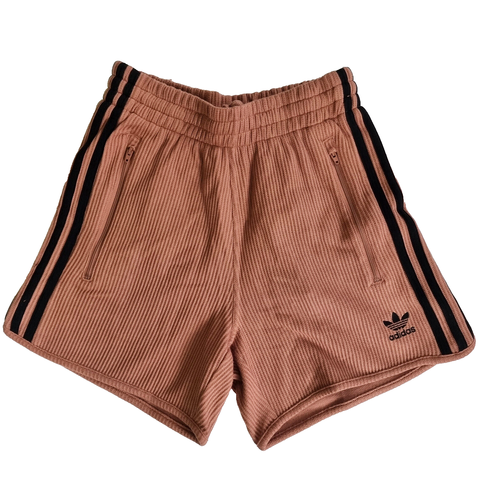 Adidas Classic Waffle Shorts Zipper Herren Gr.XS