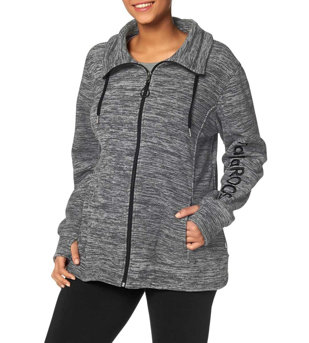 KangaROOS Fleecejacke grau melange Gr.40 - 50