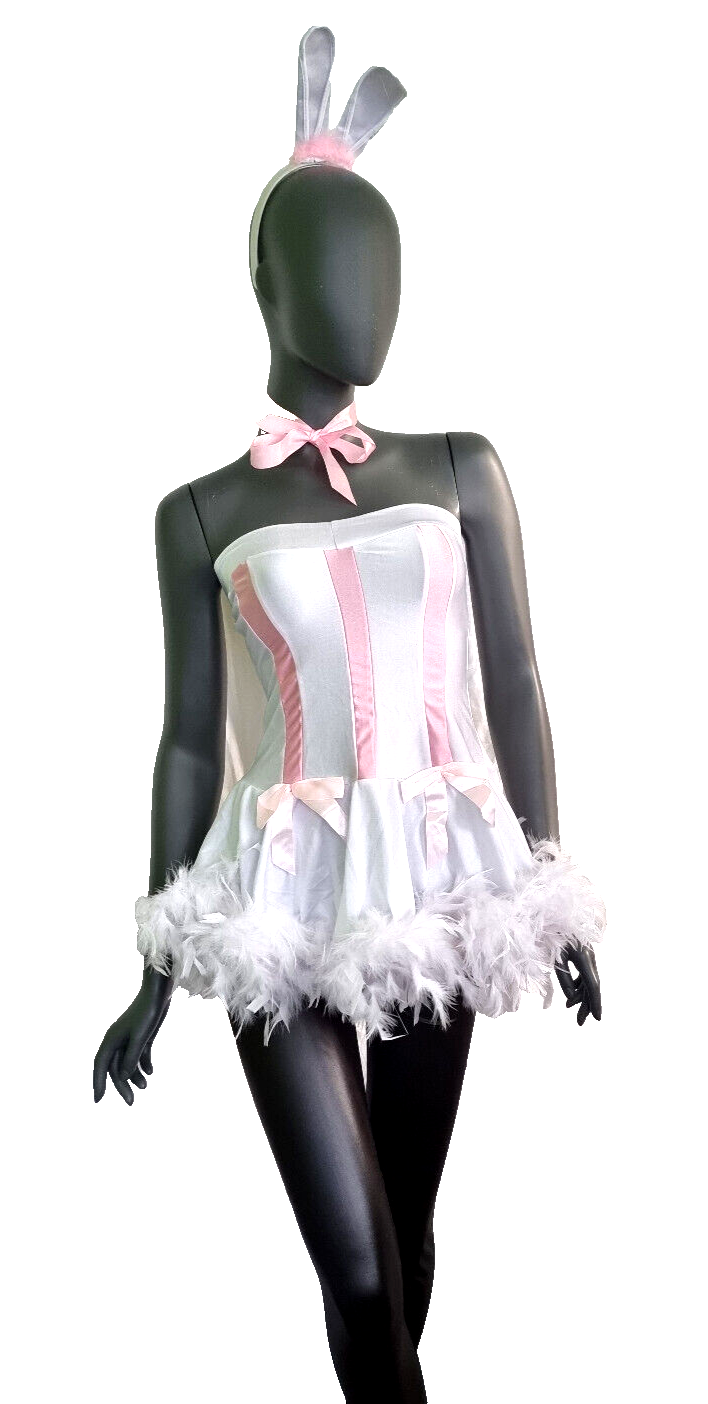 Faschingskostüm Karneval Hase Bunny Kaninchen stretch Gr.34-38 onesize