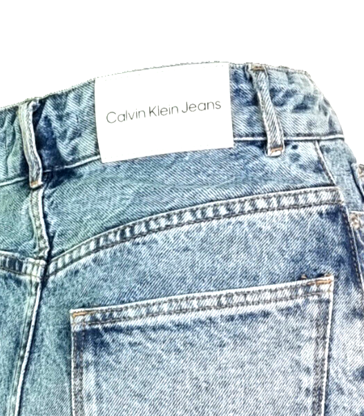 Calvin Klein Salt Pepper A-Linie Jeansrock highwaist Gr. 164/34