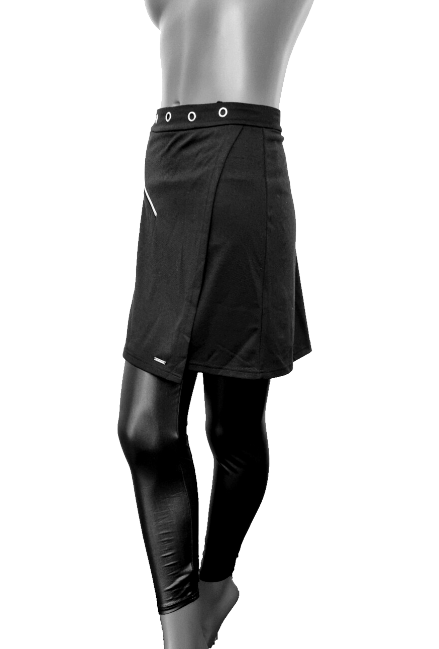 Bruno Banani Rock Ösen Sweatrock Wrap-Look Gr. 46