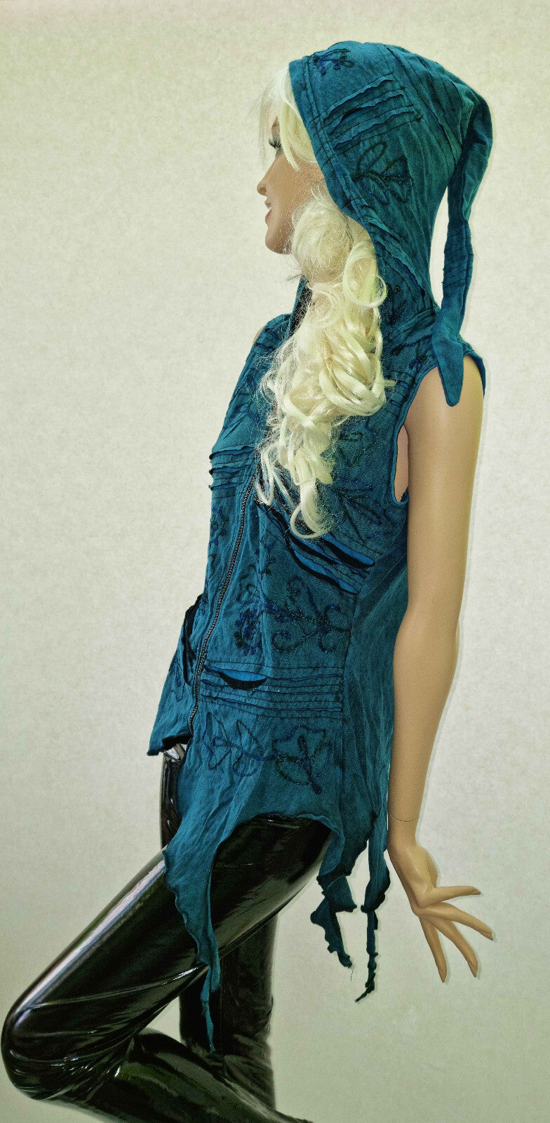 Gugel Razor Cut Top Jacke Nepal, Goa, Ethno Gr.34-42