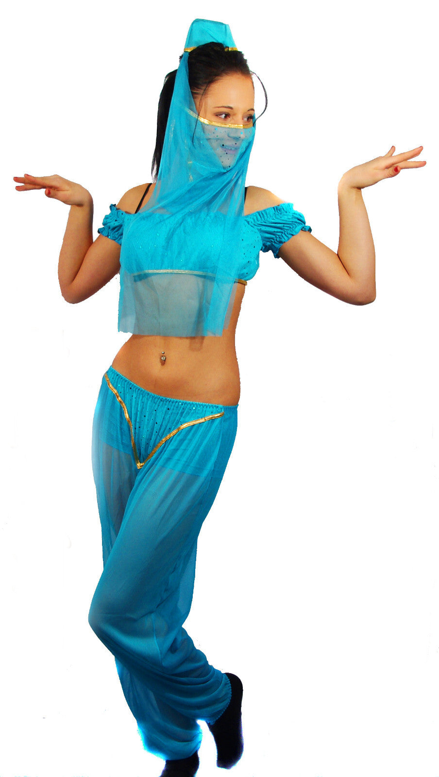 Faschingskostüm Karneval Belly Dancer Haremsdame Bauchtänzerin Gr.34/36