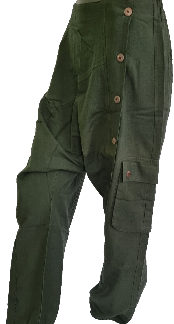 Haremshose Pumphose Aladinhose Pluderhose Yoga Goa Sarouel Baggy schwarz 40/42