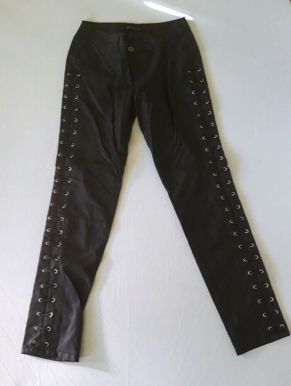 Melrose Kunstllederhose Schnürung Gr.38