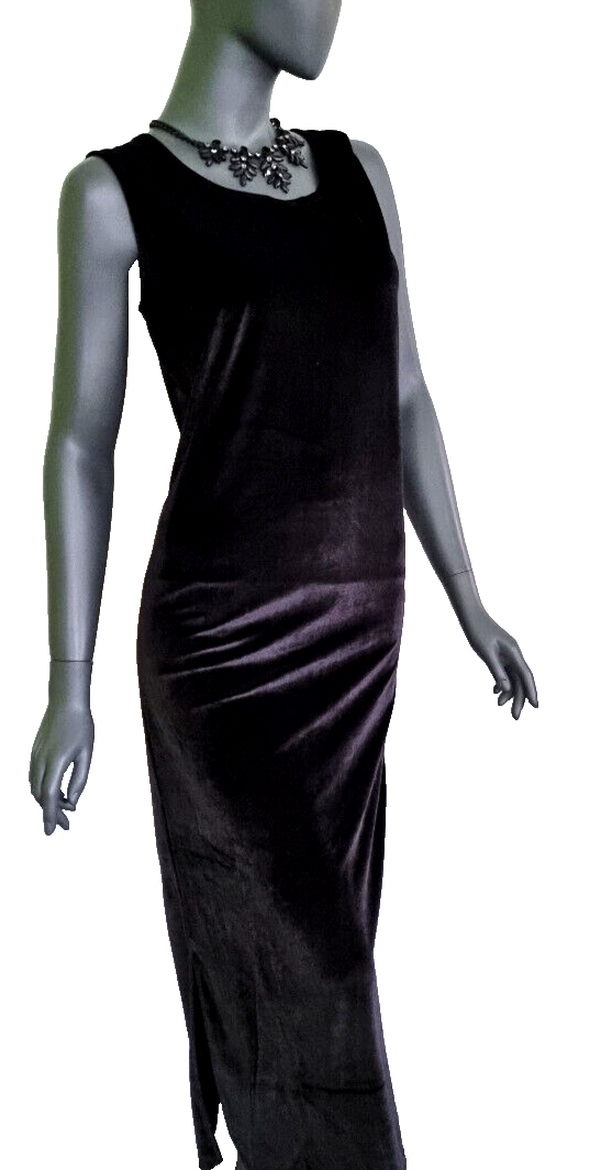 Anthony Mark Hankins Samtkleid Vintage Grösse 3XL