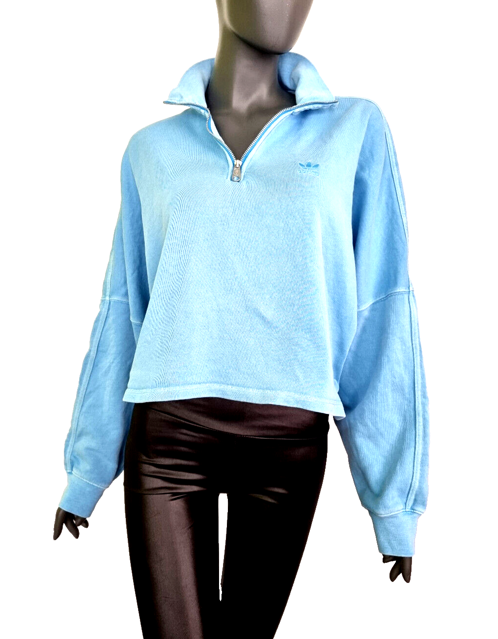 Adidas Oversize Sweatshirt hellblau Gr.L 42/44