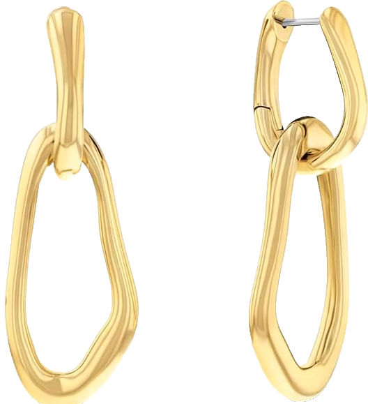 Calvin Klein Creolen 2 in 1 goldfarben Edelstahl