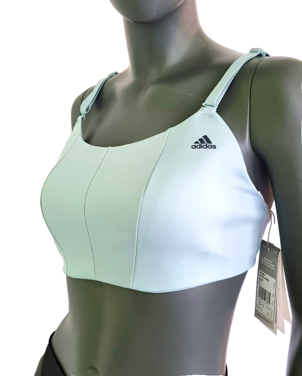 Adidas Yoga Workout Sport-BH hellblau Gr.L Cup A-C HF2269