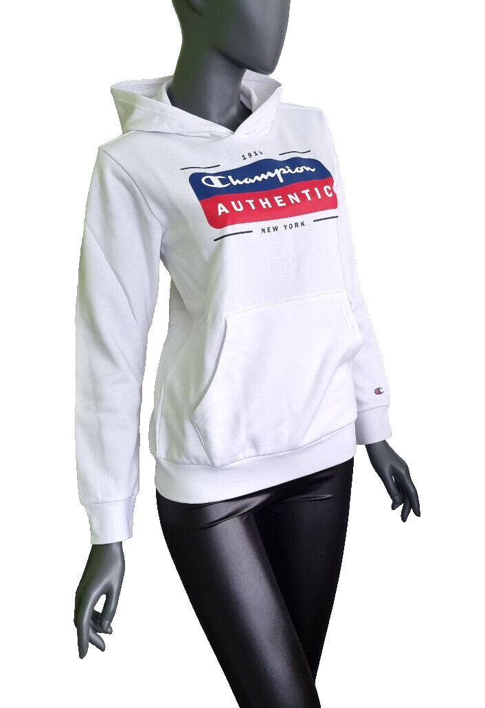 Champion Sweatshirt Longsleeve Hoodie snow white Gr.36/38