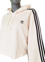 Adidas Sweatshirt IC5461 Cropped Hoodie Poncho Gr.40 L