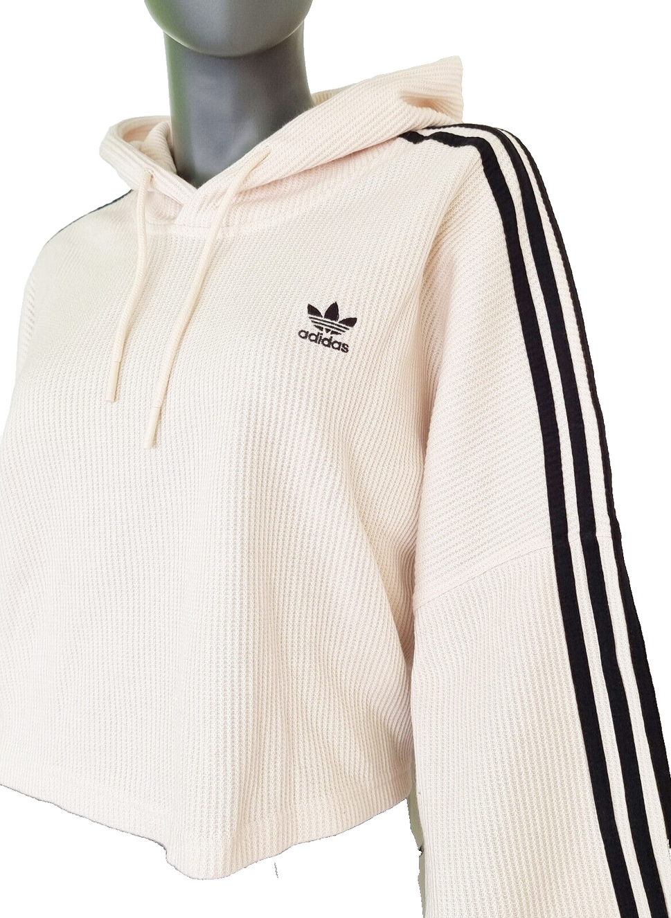 Adidas Sweatshirt IC5461 Cropped Hoodie Poncho Gr.40 L