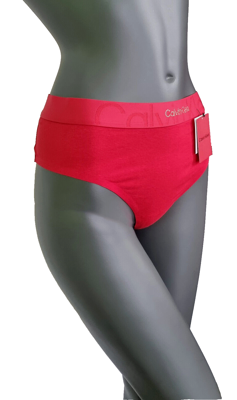 Calvin Klein Damen Slip Rot Gold Gr. 3XL