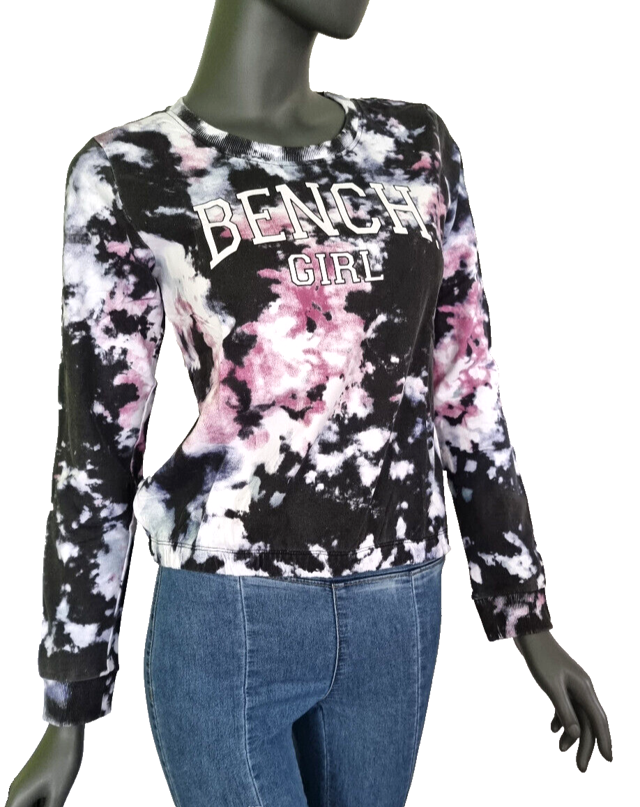 Bench Batik Sweatshirt Longsleeve Gummibund Gr. 164/170 auch 34/36