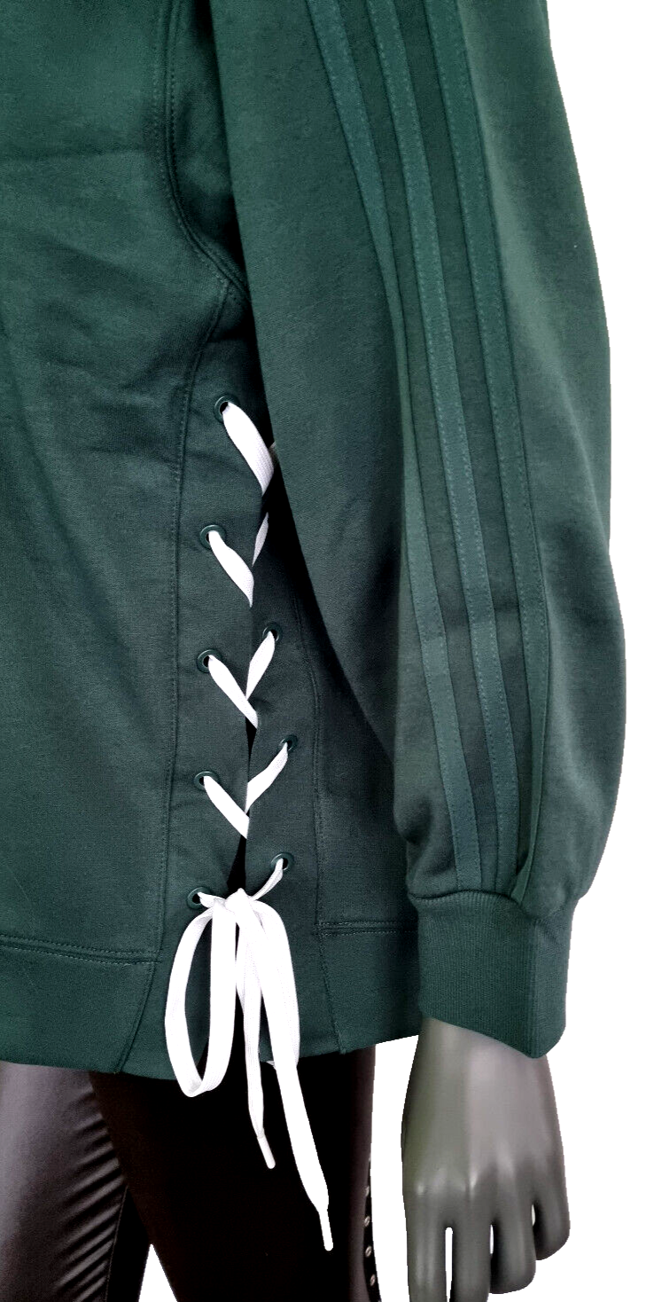 Adidas Sweatshirt Laced Crew HK5056 Schnürung Oversize Gr.38/40