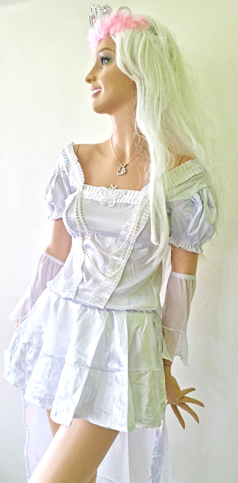 Faschingskostüm Karneval Schneekönigin Gr.36-38