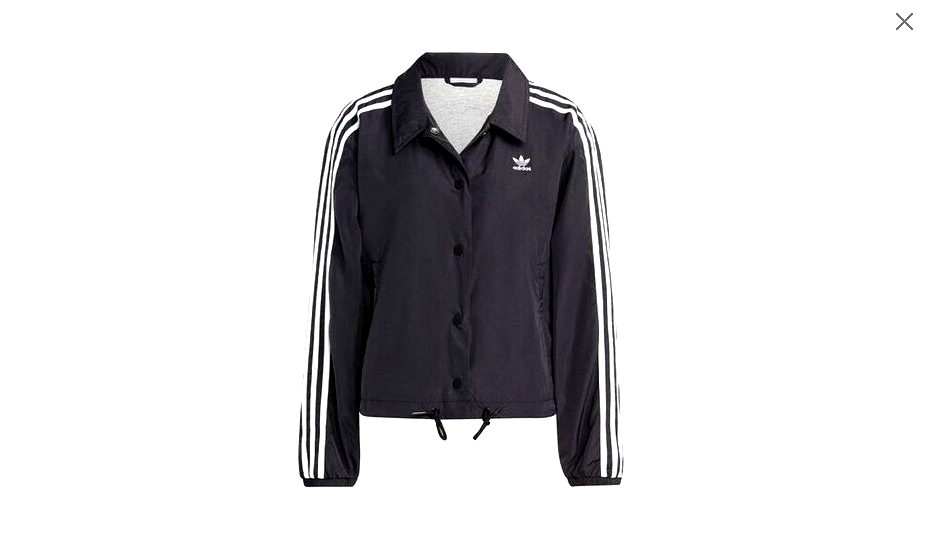 Adidas Damen Coach Jacket IC6090 schwarz leicht gefüttert Gr. 54/56
