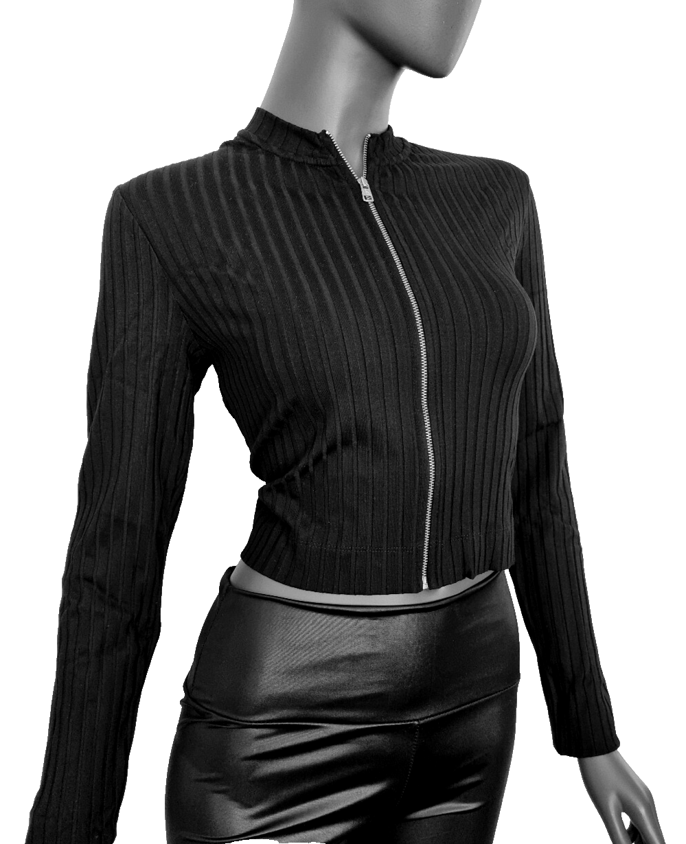 Calvin Klein short Shirtjacke Rib Zip Gr.XL 40