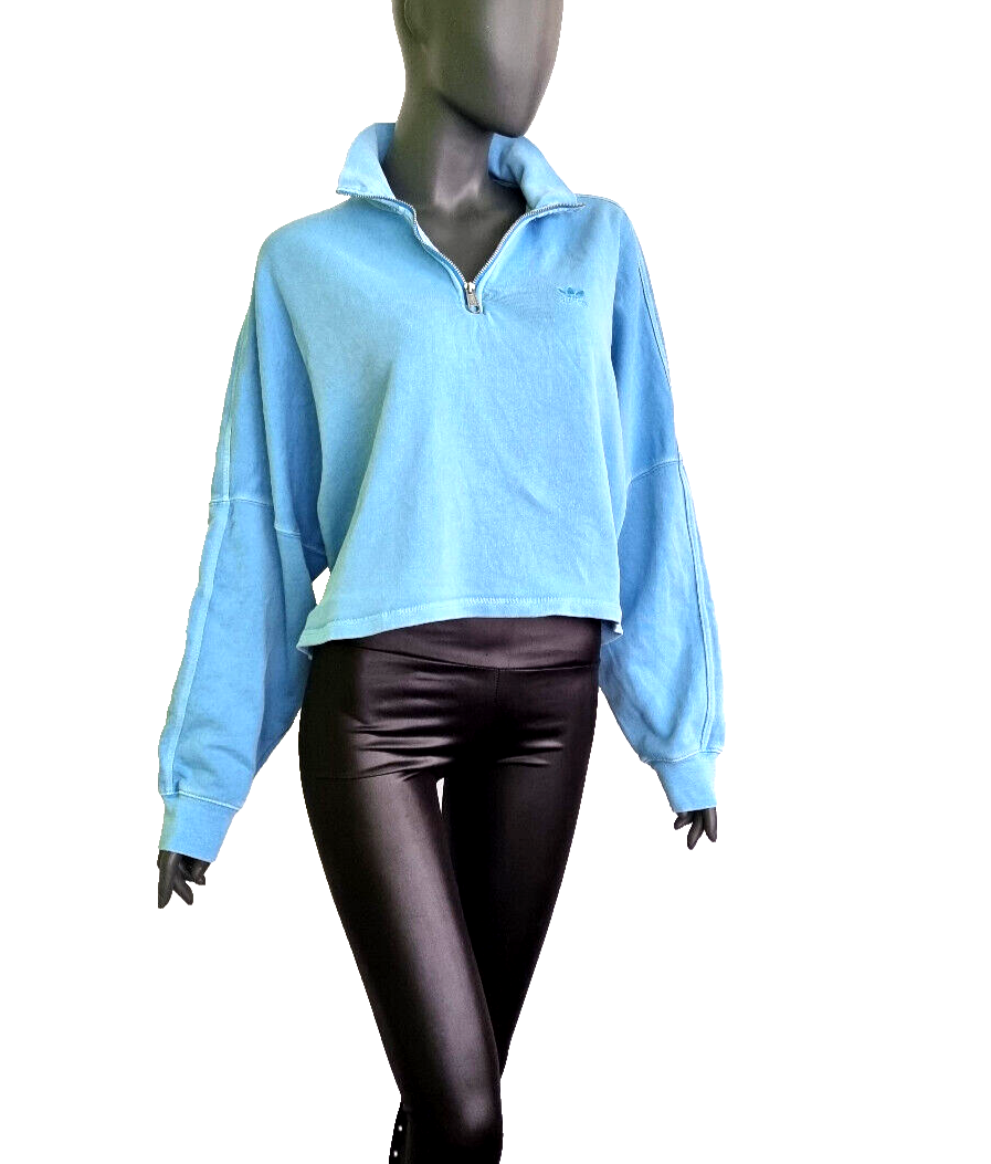 Adidas Oversize Sweatshirt hellblau Gr.L 42/44